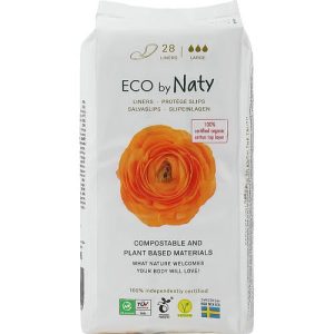 Naty, Ежедневные эко-прокладки Large, 28 шт