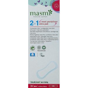 Masmi, Ежедневные гигиенические прокладки Ultra Thin 2в1, 24 шт