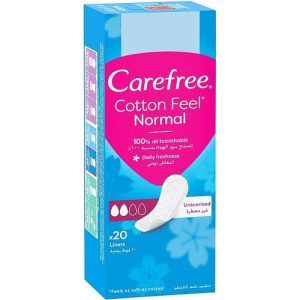 Carefree Cotton, Ежедневные прокладки, 20шт