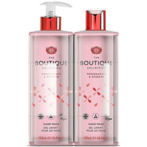 Набор, Grace Cole Boutique Pomegranate & Rhubarb Hand Wash Refill Pack (2 х h/wash/500ml)