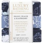Набор, Grace Cole The Luxury Bathing Peony Peach And Raspberry (soap/3x100g)