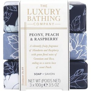 Набор, Grace Cole The Luxury Bathing Peony Peach And Raspberry (soap/3x100g)