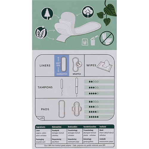 Natracare Panty Liners Mini Breathable, Ежедневные прокладки, 30 шт. — изображение 2