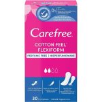 Carefree Cotton FlexiForm, Гигиенические ежедневные гибкие прокладки, 30шт