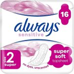 Always Sensitive Ultra Super Plus, Гигиенические прокладки, 16 шт.