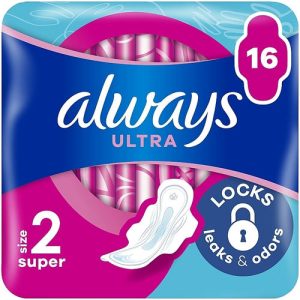 Always Ultra Super Plus Instant Dry, Гигиенические прокладки, 16 шт.