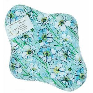 Soft Moon Ultra Comfort Regular, Многоразовая ежедневная прокладка с хлопком, салатовый пион