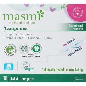 Masmi Super, Тампоны без аппликатора, 18 шт
