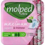 Molped, Гигиенические прокладки Ultra Normal Deo Floral, 10 шт