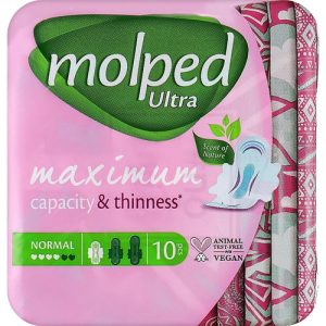 Molped, Гигиенические прокладки Ultra Normal Deo Floral, 10 шт