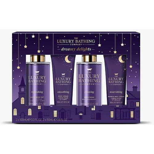 Набор, Grace Cole The Luxury Bathing Dreamy Delights Set (bath/foam/100ml + b/cr/50ml + h/cr/50ml + b/spray/100ml)