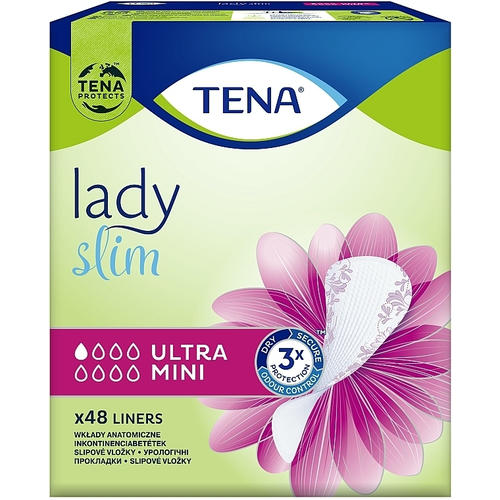 TENA, Урологические прокладки TENA LADY SLIM ULTRA MINI, 48 ШТ. — изображение 2