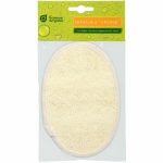 Мочалка банная овальная люфа хлопок спонж Банные штучки