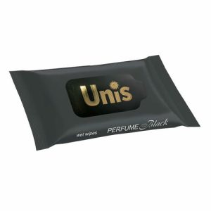 Салфетки влажные Unis Perfume Black антибактериальные 15 шт