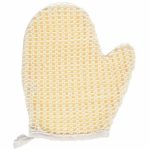 Мочалка банная варежка 18 х 20 см сизаль хлопок Банные штучки