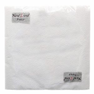 Салфетки бумажные New Line 20 шт 2 слоя 33х33 см белые