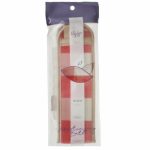 Мочалка банная 60х10 см хлопок лента