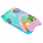 Салфетка влажные Я твоя салфетка Mint ice cream освежающая 80 шт