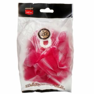 Мочалка банная 9 см шар сетка в ассортименте