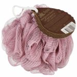 Мочалка банная бант 15х15 см нейлон средняя жесткость в ассортименте Банные штучки Гигант