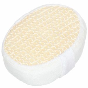 Мочалка банная овальная 14.5 х 11.4 см