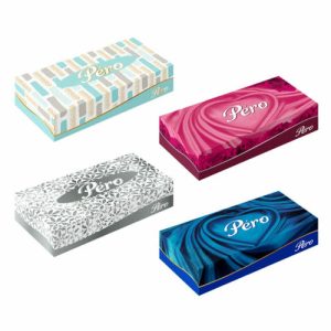 Салфетки Pero Non-stop 100 шт 2 слоя 20х20 см в ассортименте