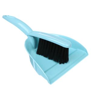 Комплект щетка-сметка "Etna" с совком, пластик, голубой