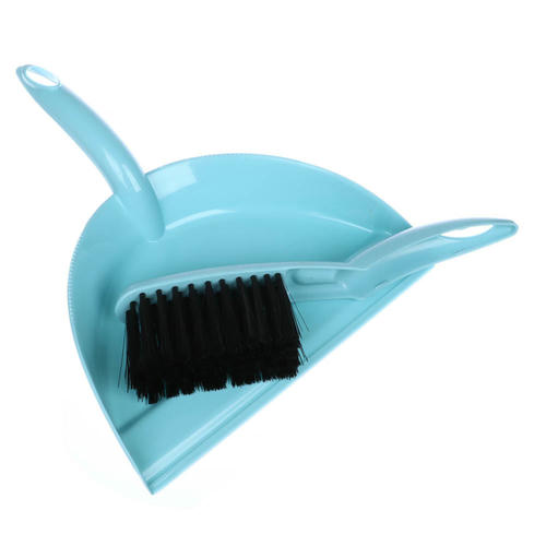 Комплект щетка-сметка "Etna" с совком, пластик, голубой — изображение 2