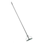 Швабра-тряпкодержатель металлический в сборе с металлической ручкой, сталь, 1220х190х20мм