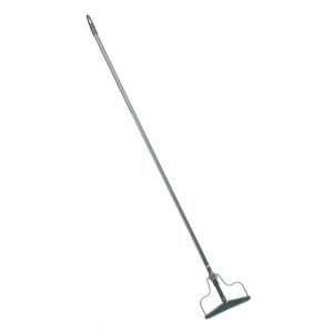 Швабра-тряпкодержатель металлический в сборе с металлической ручкой, сталь, 1220х190х20мм