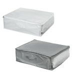 BY Швеция Кофр для подушек и одеял, молния, 55х45х19см, полиэстер, 2 цвета