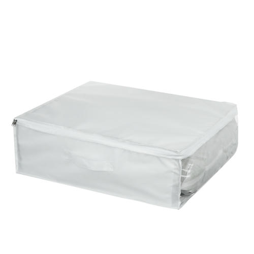 BY Швеция Кофр для подушек и одеял, молния, 55х45х19см, полиэстер, 2 цвета — изображение 2