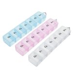 Контейнер для мелочей, 7 отсеков, пластик, 15х3,3см, Ежедневный, 3 цвета