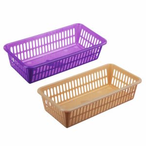 Корзинка Альфа S, 20x10x5см, пластик, 2 цвета