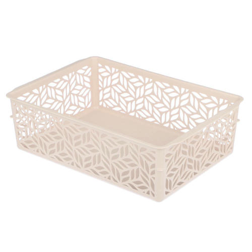 Корзинка универсальная 2,0л, 230х160х70мм, пластик, бежевый