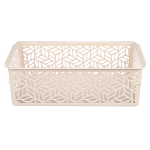Корзинка универсальная 2,0л, 230х160х70мм, пластик, бежевый — изображение 2