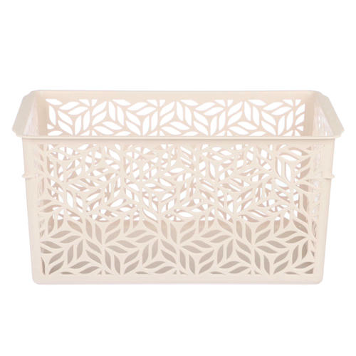 Корзинка универсальная 3,2л, 230х160х110мм, пластик, бежевый — изображение 2