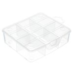 Органайзер 140х130х43мм, пластик, бесцветный