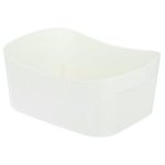 Корзинка универсальная 1,6л, 190х140х80мм, пластик, светло-серый