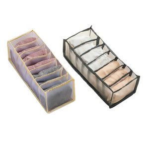 BY ВУАЛЬ Кофр для хранения нижнего белья, 32х12х12см, 7 секций, 2 цвета