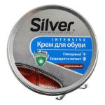 SILVER Крем для обуви 50 мл, коричневый
