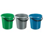 Ведро пластмассовое с носиком 6 л, 3 цвета