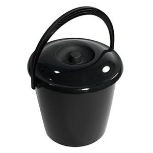 Ведро пластмассовое "Соло" 10л, д28см, h28см, с крышкой