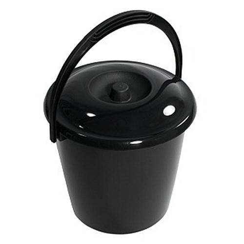 Ведро пластмассовое "Соло" 10л, д28см, h28см, с крышкой