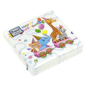 Салф. Bouquet de Luxe 24х24 3 слоя 25л "Зоопарк"