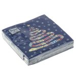 Салфетки бумажные Bouquet de Luxe 24х24 3 слоя 25л "Год змеи"