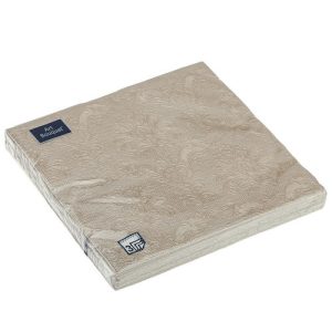 Салфетки Art Bouquet 33*33, 3хсл, 16шт. Барокко Золотистый жемчуг