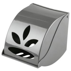 Держатель для туалетной бумаги пластмассовый "Эконом" 13х11,3х11,7см, цвета микс