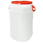 Канистра-бочка полиэтиленовая 40л, 29,5х29,5х50см, горл 25см, навесные ручки