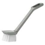 Щетка для посуды пластмассовая "Etna" 23,5см, эргономичная ручка, серый, Idiland